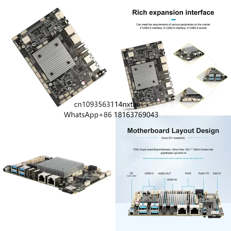 Rk3588 Mini Pc Board - 2026 Heiß! Rockchip Rk3588 Entwicklungs-Motherboard Android
