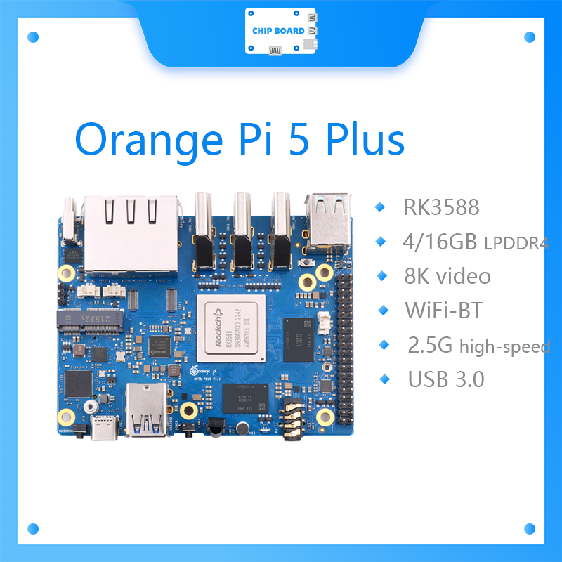 Orange Pi 5 Plus 32Gb - Orange Pi 5 Plus Einplatinen-Computer RK3588