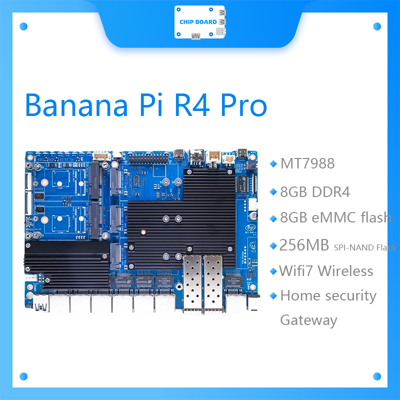 Bananapi Bpi R4 Wifi 7 - Das Banana Pi BPI-R4 Pro-Board bietet
