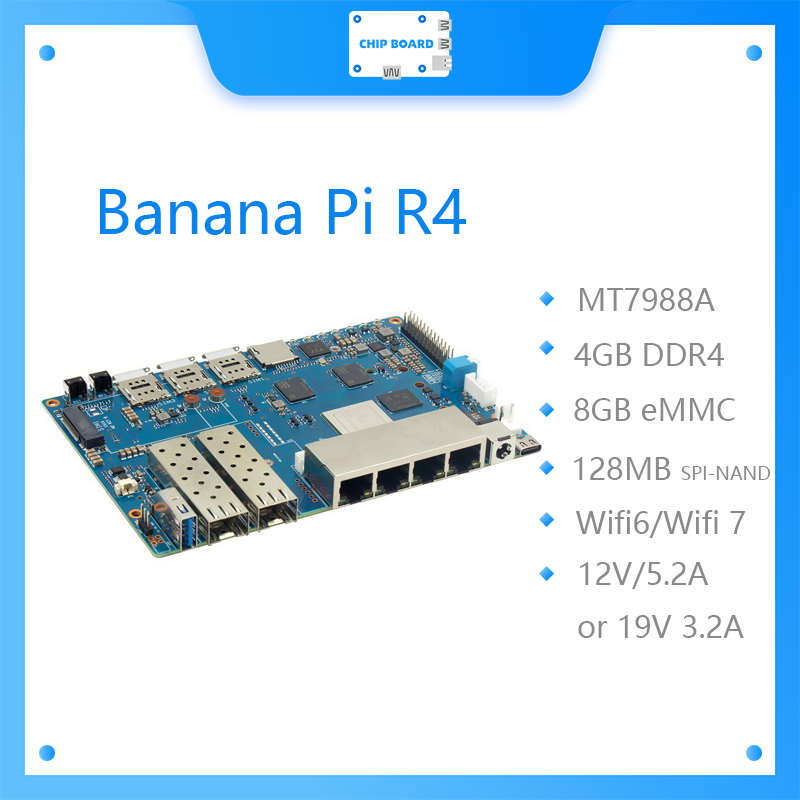Bananapi Bpi R4 Wifi 7 - Banana Pi BPI R4 Wifi 7-Board