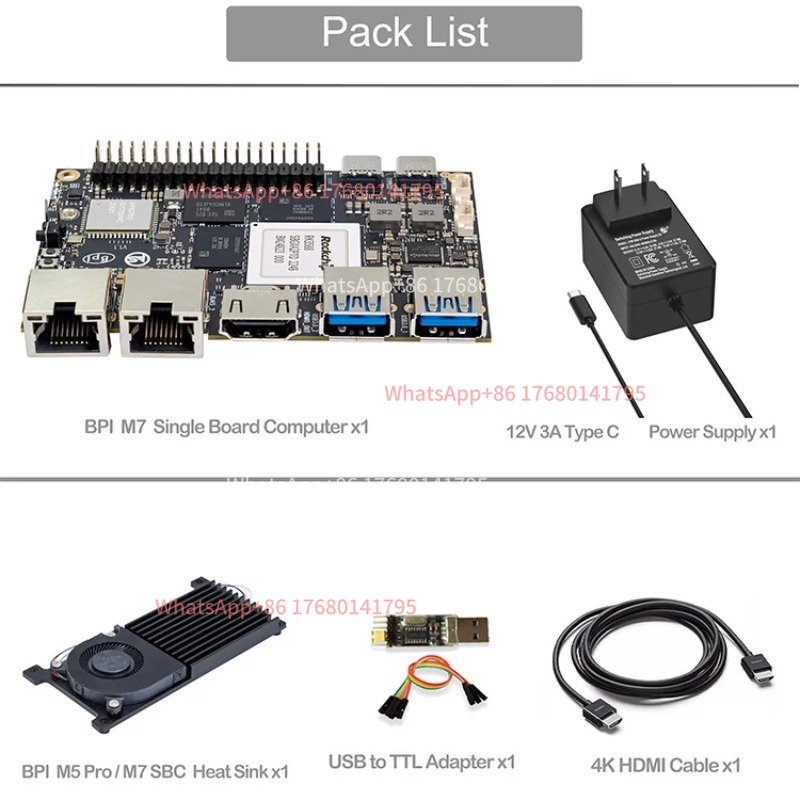 RK3588 Einplatinencomputer SBC – Banana Pi Bpi M7 Rk3588 Bewertung und Preis
