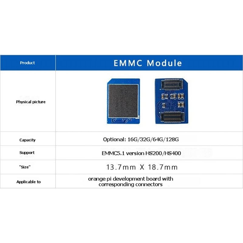 B04B-32GB EMMC-Modul für Orang – Orange Pi 5 Plus 32Gb Bewertung und Preis