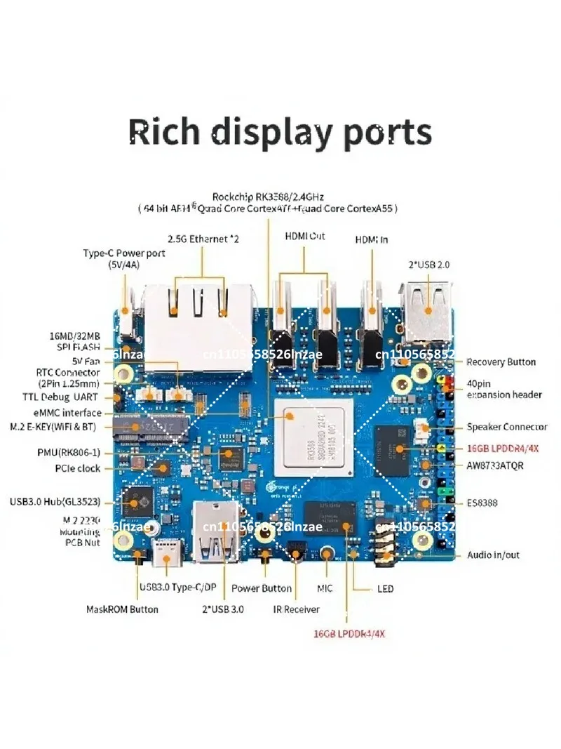 Orange Pi 5 plus Einplatinenco – Orange Pi 5 Plus 32Gb Bewertung und Preis