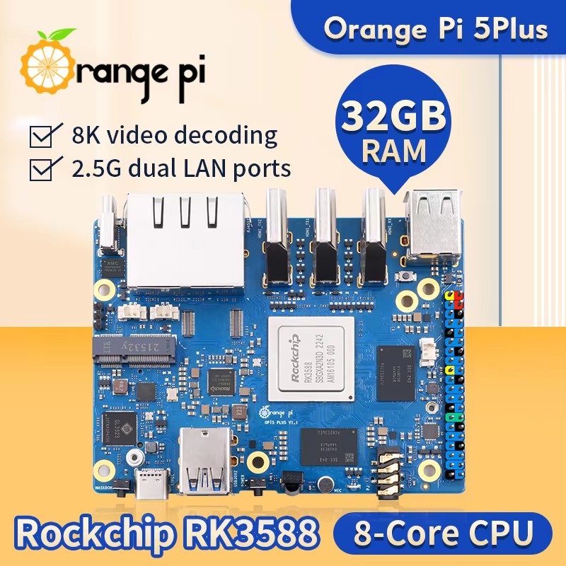 DroMaRockchip Einplatinen-Comp – Orange Pi 5 Plus 32Gb Bewertung und Preis